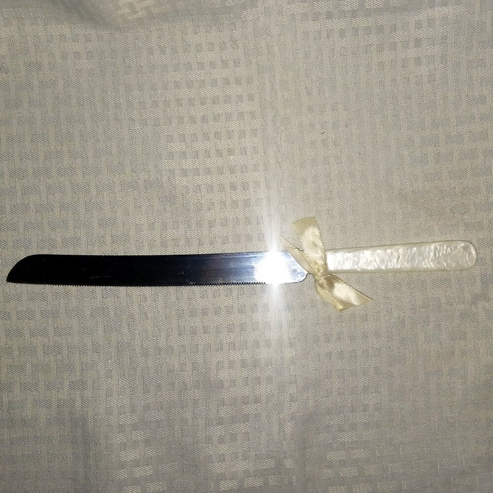 Vintage Treasure Masters Wedding Cake Knife Ivory Handle Sheffield England